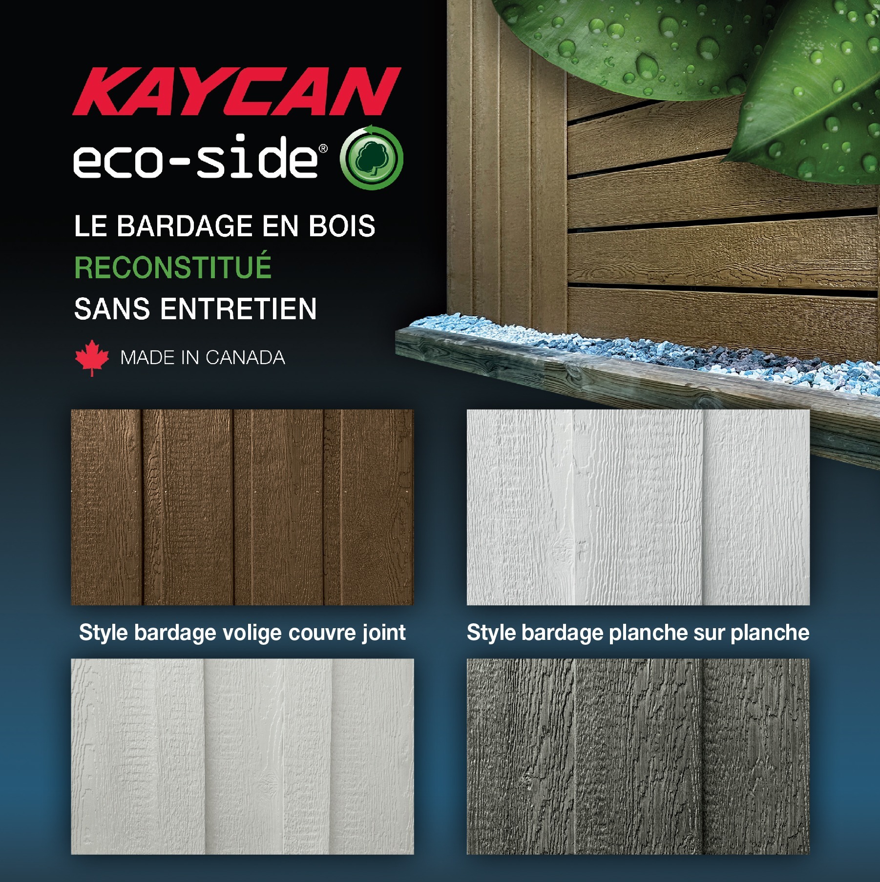kaycan bardage eco side sans entretien