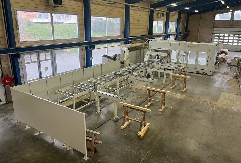 Centre de taille pour charpente bois