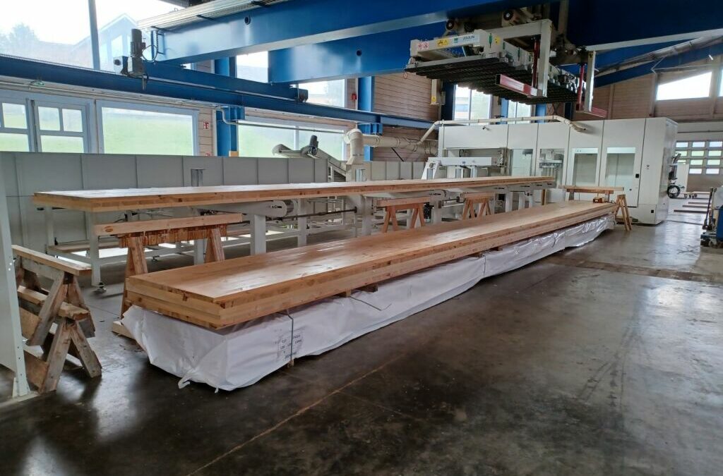 Plancher en CLT :  Guillaumie Construction Bois