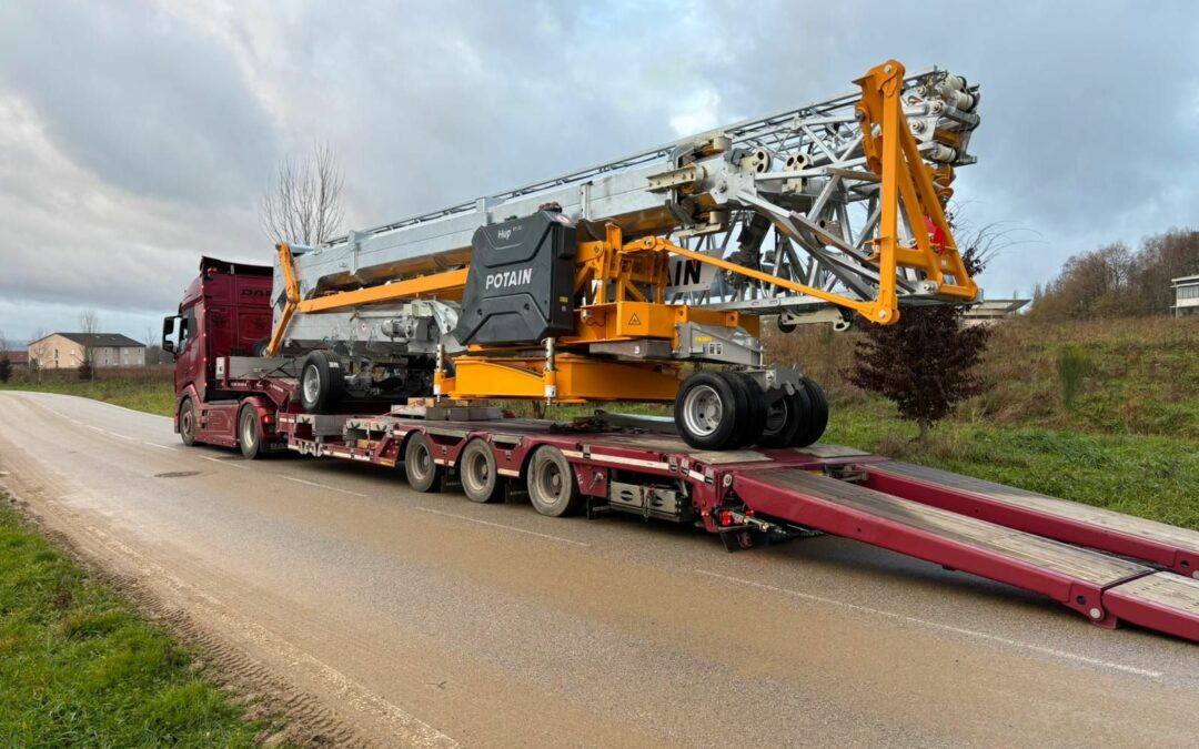 Un nouvel engin de levage est arrivé chez Guillaumie Construction Bois !