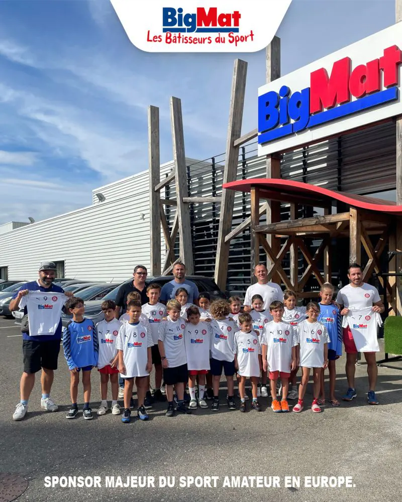 BigMat Toujas et Coll sponsor handball